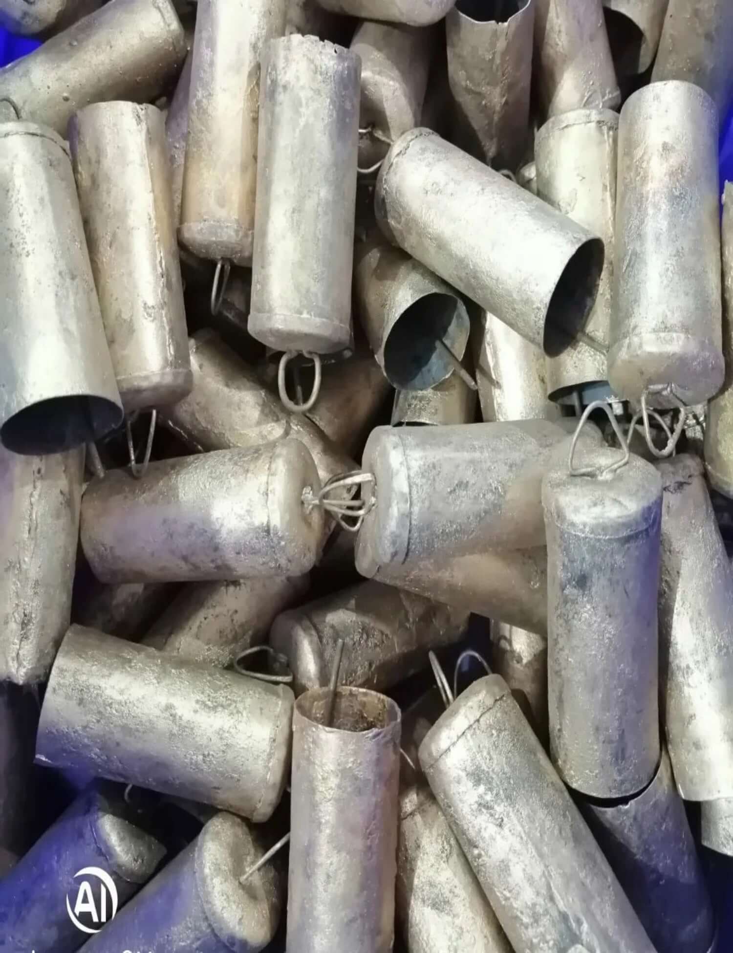Rustic Iron tin bells Indian Bells jingle bells DIY Crafts